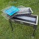 Портативный складной барбекю гриль мангал BBQ Grill TL-670 для пикника дачи переносной туристический 228670 фото 5