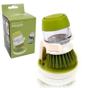 Щітка для миття посуду з дозатором для миючого засобу Soap Brush pr88403 фото