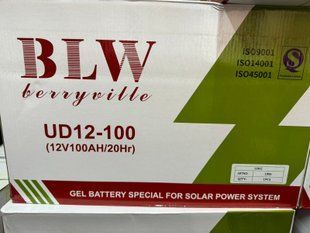 Гелевий тяговий акумулятор JINGYANGPV 12V 100ah GEL m12100 фото