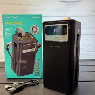 Павербанк Borofone DBT35B 50000 мАг / Power Bank 22.5W PD20W PD20W фото