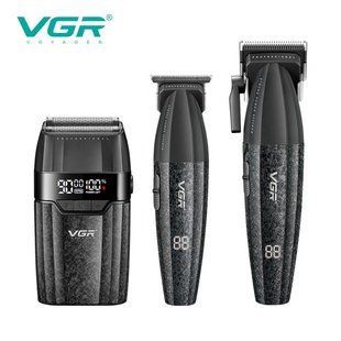 Комплект VGR 3 в 1 V-640 S3 , машинка для стриження (clipper), триммер та електробритва (шейвер) V-640 фото