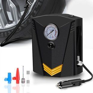 Автомобільний компресор 12 В для накачування шин до 150 PSI з манометром та LED-підсвічуванням 2018427 фото