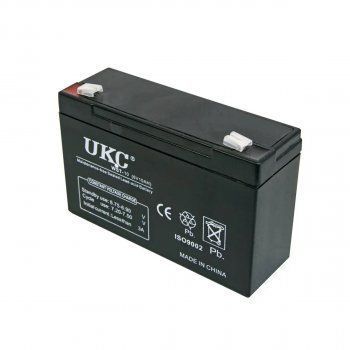 Акумуляторна батарея agm UKC WST-10 6V 10Ah акумулятор для УПСа, акумулятор до дитячого електромобіля sp56987422 фото