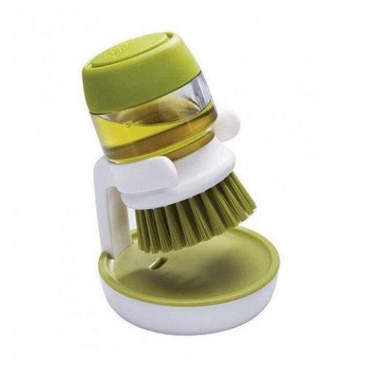 Щітка для миття посуду з дозатором для миючого засобу Soap Brush pr88403 фото