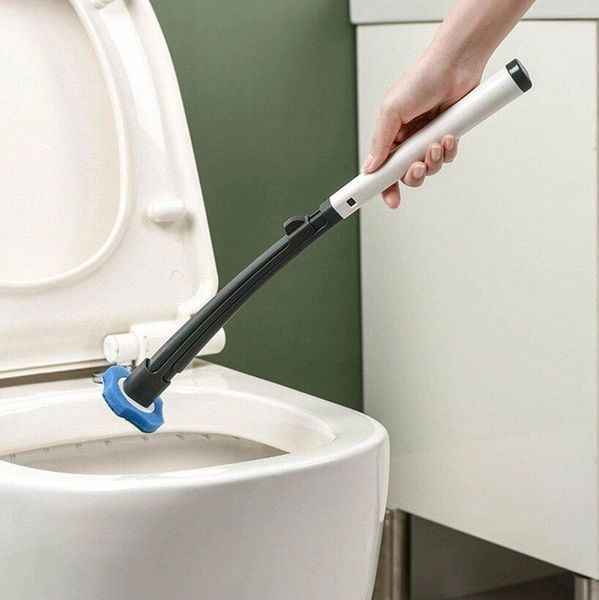 Універсальна щітка для прибирання ванної зі змінними насадками MTS clip type removable toilet brush 2054123655 фото