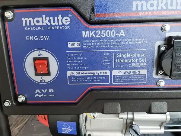 Генератор Makute MK-2500 2,5/3,0 КВт MK-2500 фото