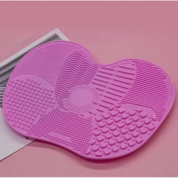Килимок для миття косметичних пензликів Brush Spa | Силіконовий килимок для очищення пензлів VnrB1358 фото