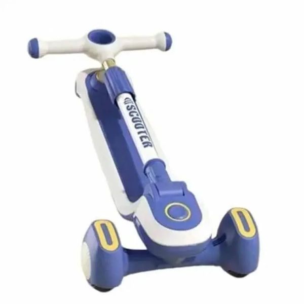 Триколісний самокат Viper YJF-2026 Active Kids (підсвічування, складна конструкція, ручка, що регулюється) Синій VEN-F002 фото