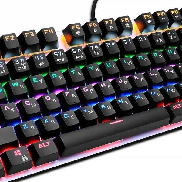 Ігрова клавіатура з підсвічуванням Keyboard HK-6300 2214500008 фото