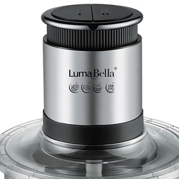 Подрібнювач блендер 2в1, 1000 Вт, 3.0 л + 0.6 л LumaBella LB-56014 фото