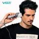 Машинка для стрижки волос и бороды VGR Professional V-121, 8 насадок, ножницы, расческа, от сети 220 2055378 фото 2