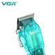 Професійна стрижкова машинка VGR Professional Clipper Transparent V-660 201660 фото 6
