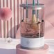 Електричний очищувач пензлів для макіяжу Cleaning Brush 2 в 1 підставка для чищення та сушіння косметичних пензликів 2053074 фото 2