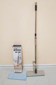 Швабра з віджимом "ледар" SPIN MOP 360, мікрофібра, телескопічна ручка OS5214520 фото