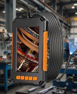 Камера эндоскоп c кабелем 5 m и Экраном 4,3'' c подсветкой / Ендоскоп с LED-подсветкою sp10249 фото