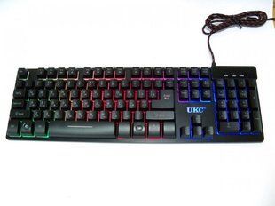 USB комп'ютерна клавіатура ZYG 800 з підсвічуванням 343511151 фото