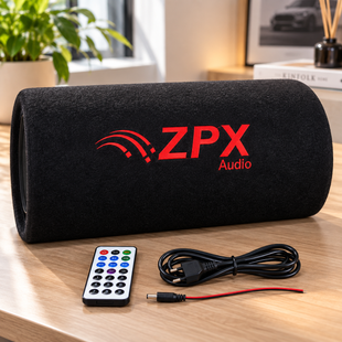 Акустическая система ZPX ZPX-12SUB / Автомобильный сабвуфер 1200W + пульт ZPX-12SUB фото