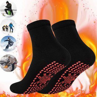Турмалінові шкарпетки з масажною підошвою Hot Care Чорний 37-41 р 2053512 фото