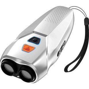 Відлякувач собак Ultrasonic Dog Repeller PU 70 8669 з ліхтариком White ТМ sp8669 фото