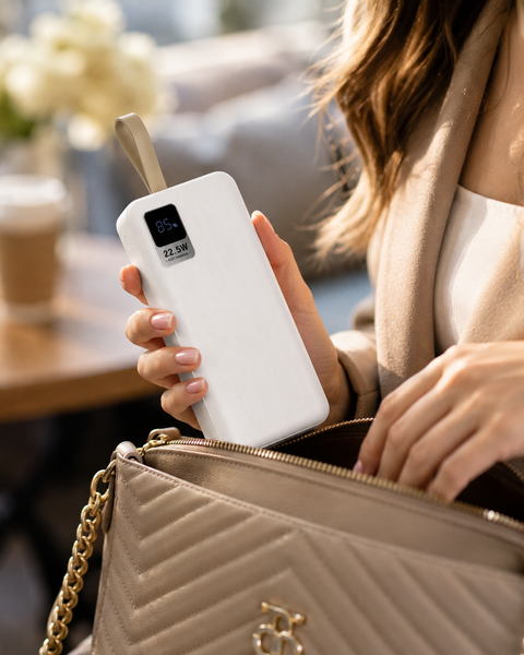 Повербанк с быстрой зарядкой, 40000mAh / Наружный аккумулятор 22,5W KP-93 / Power bank 2хUSB AsKP-93 фото