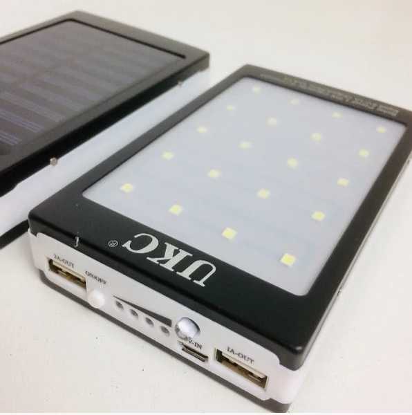 Мобільна зарядка POWER BANK Metal+LED Solar 90000mah sp5420 фото