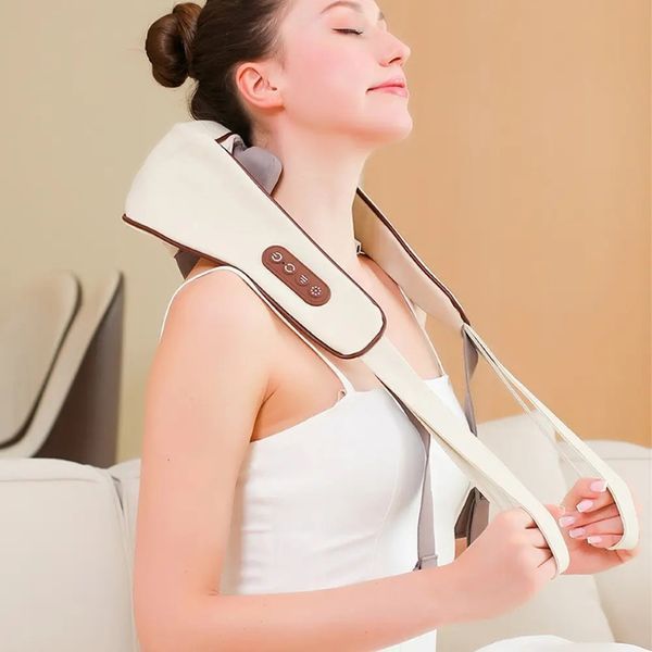 Роликовий масажер для шиї та спини, USB, MASSAGER XL-653 / Електричний масажер 2052808 фото