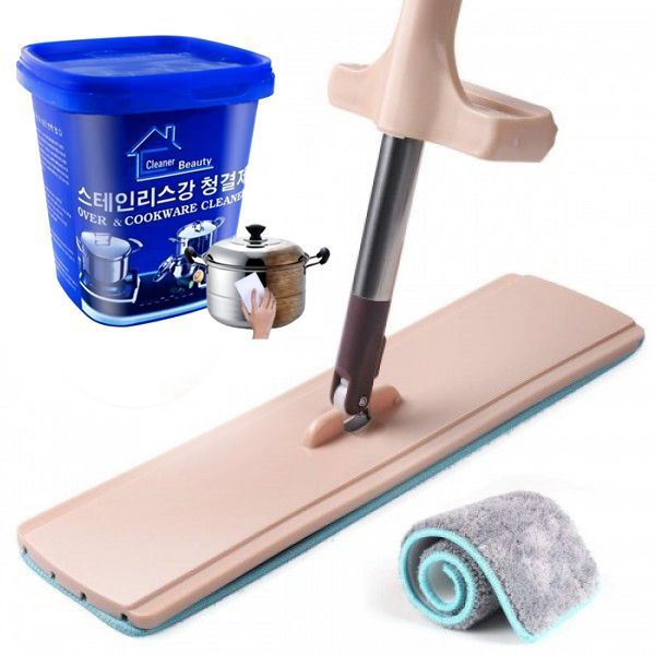 Швабра з віджимом "ледар" SPIN MOP 360, мікрофібра, телескопічна ручка OS5214520 фото