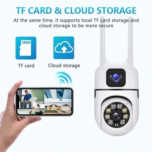 Вулична поворотна камера Dual Lens E10/V11 Wi-Fi з двома об'єктивами pan4722 фото