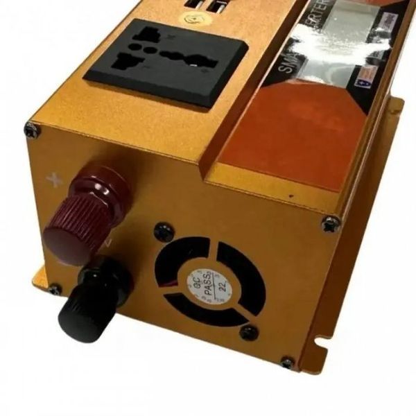 Перетворювач Інвертор 1000W 12V/24V + LCD, золотий 201НФ08361 фото