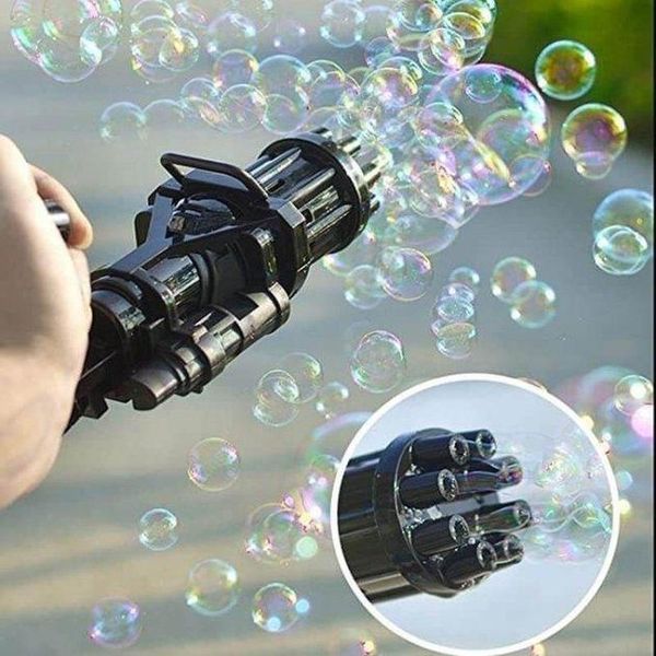 Пулемет автомат для мыльных пузырей BUBBLE GUN BLASTER 8015520136 фото
