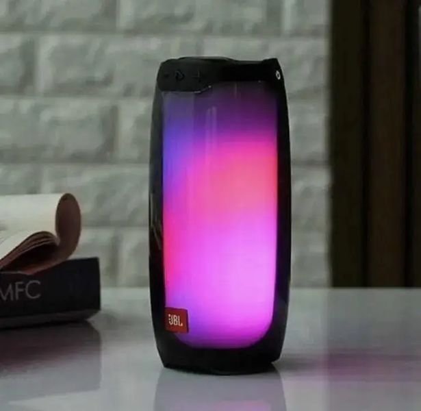 Бездротова портативна колонка JBL PULSE 4 Bluetooth з підсвічуванням павербанк радіо 2128537 фото