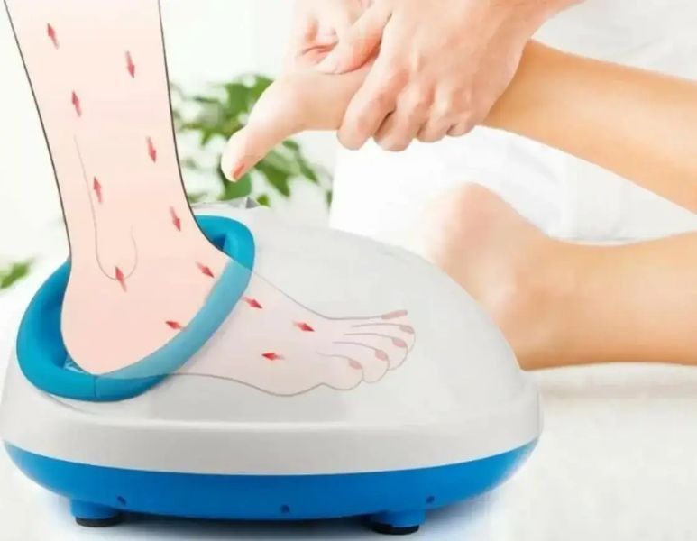 Вібромасажер для ніг Shiatsu Foot Massager Масажер для ніг електричний VEN0384 фото