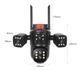 Відеокамера 4G IP66 4G 12mp (JE-190-2) 4 екранні 360-градусні камери IP-камера чотири об'єктиви Jam74587 фото 2