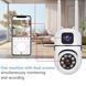 Вулична поворотна камера Dual Lens E10/V11 Wi-Fi з двома об'єктивами pan4722 фото 3