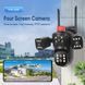 Відеокамера 4G IP66 4G 12mp (JE-190-2) 4 екранні 360-градусні камери IP-камера чотири об'єктиви Jam74587 фото 4