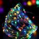 Xmas гірлянда 50 Led 5M(Copper) на мідному дроті (Крапля роси) M MULTI працює від батарей + USB Мультицвет ZAR99multi фото 3