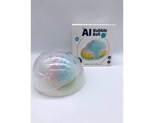 М'яка силіконова іграшка черепашка машинка в кулі All Bubble Ball G9518 фото