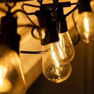 Вулична гірлянда ретро-формату на 10 Led-ламп, довжина 5 метрів, тепле біле освітлення M16908 фото