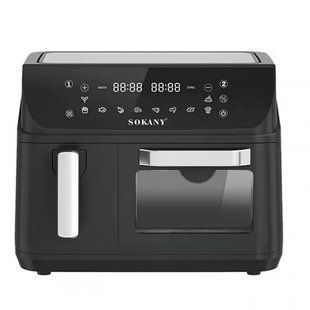 Аерофритюрниця Sokany SK-10060 з 2 чашами, сенсорне керування SK-10060 фото