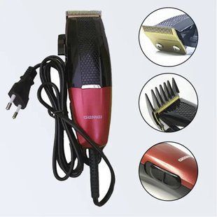 Машинка для стрижки Geemy GM 807 + 4 насадки / Профессиональная машинка для стрижки волос сетевая sp7456 фото