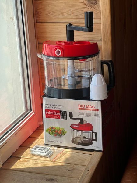 Овочерізка кухонний подрібнювач BIG MAC Hand cranked vegetable slicer AND LY-974 2054319 фото