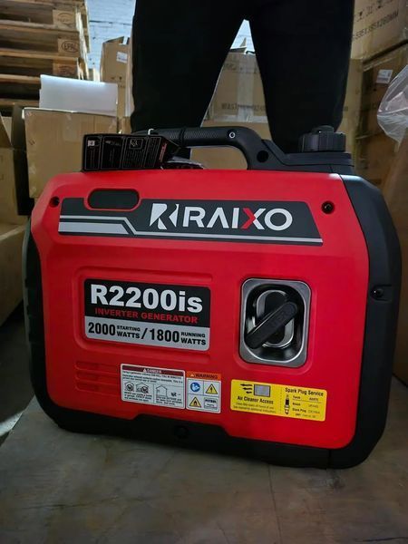 Генератор бензиновий інверторний Raixo R2200IS 1,8 кВт/2 кВт R2200IS фото