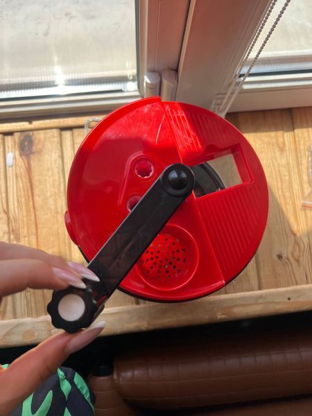 Овочерізка кухонний подрібнювач BIG MAC Hand cranked vegetable slicer AND LY-974 2054319 фото