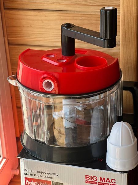 Овочерізка кухонний подрібнювач BIG MAC Hand cranked vegetable slicer AND LY-974 2054319 фото