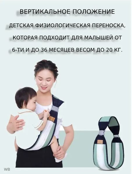 Дихаюча перенесення для новонароджених Слінг Baby Sling 2054414101 фото