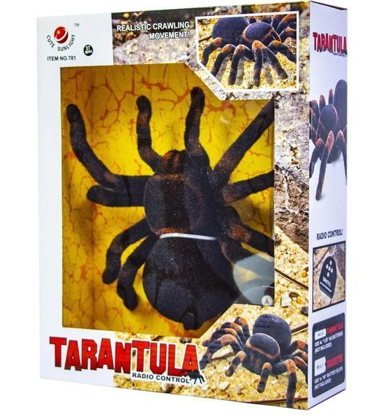 Павук Тарантул на радіоуправлінні з очима 30 см Cute Sunlight 871 Tarantula 2123467743 фото