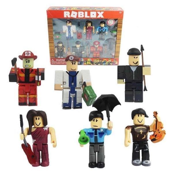 Набір колекційних фігурок з аксесуарами Roblox Legends 6 фігурок "Професії" AZ-5076 фото