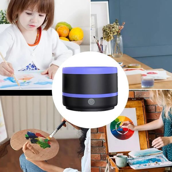 Електричний очисник пензлів для макіяжу Makeup brush cleaner LY-609 інструмент для очищення кистей 2053328 фото