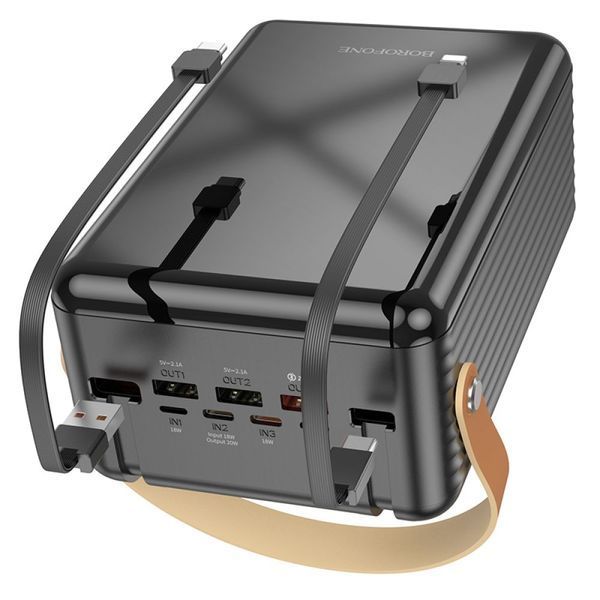Power Bank Borofone BJ32 Terra 22.5W 80000mAh Black sp9575 фото