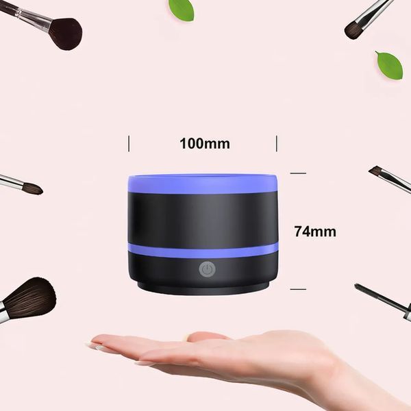 Електричний очисник пензлів для макіяжу Makeup brush cleaner LY-609 інструмент для очищення кистей 2053328 фото